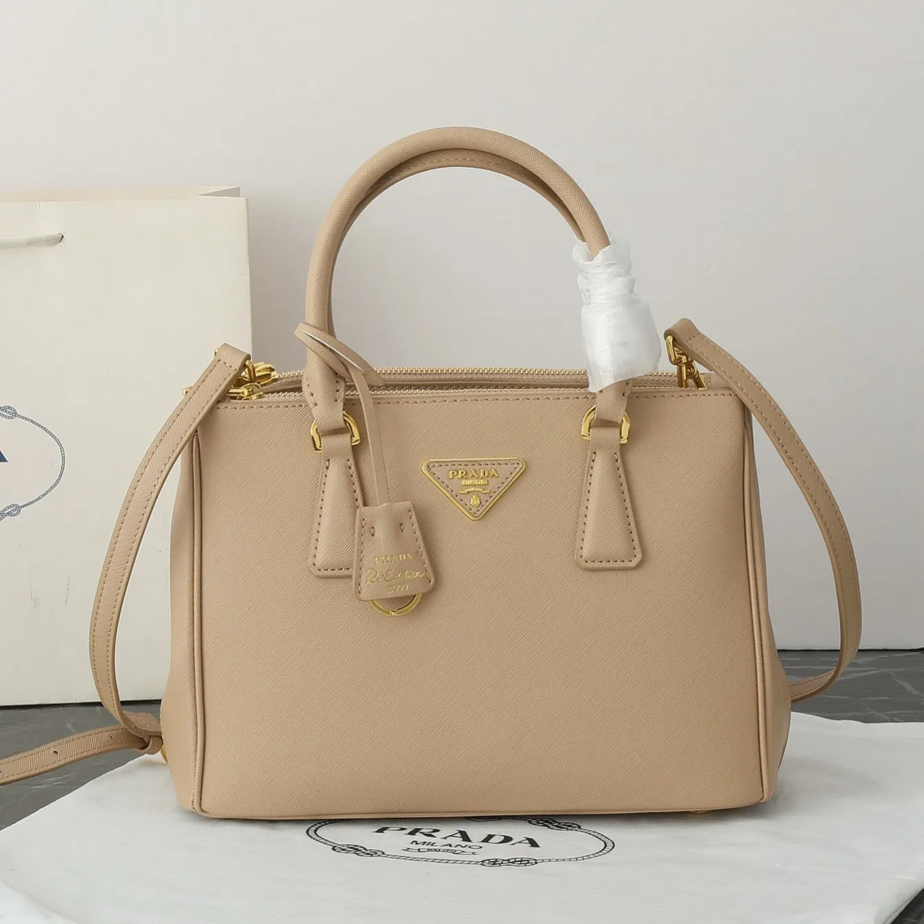 P Small Galleria Saffiano Bag