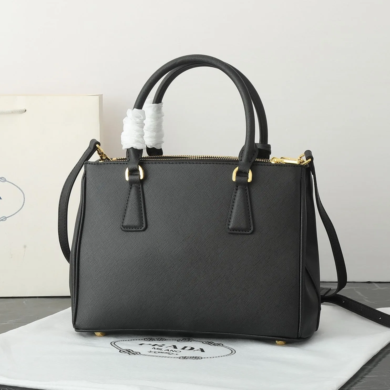 P Small Galleria Saffiano Bag