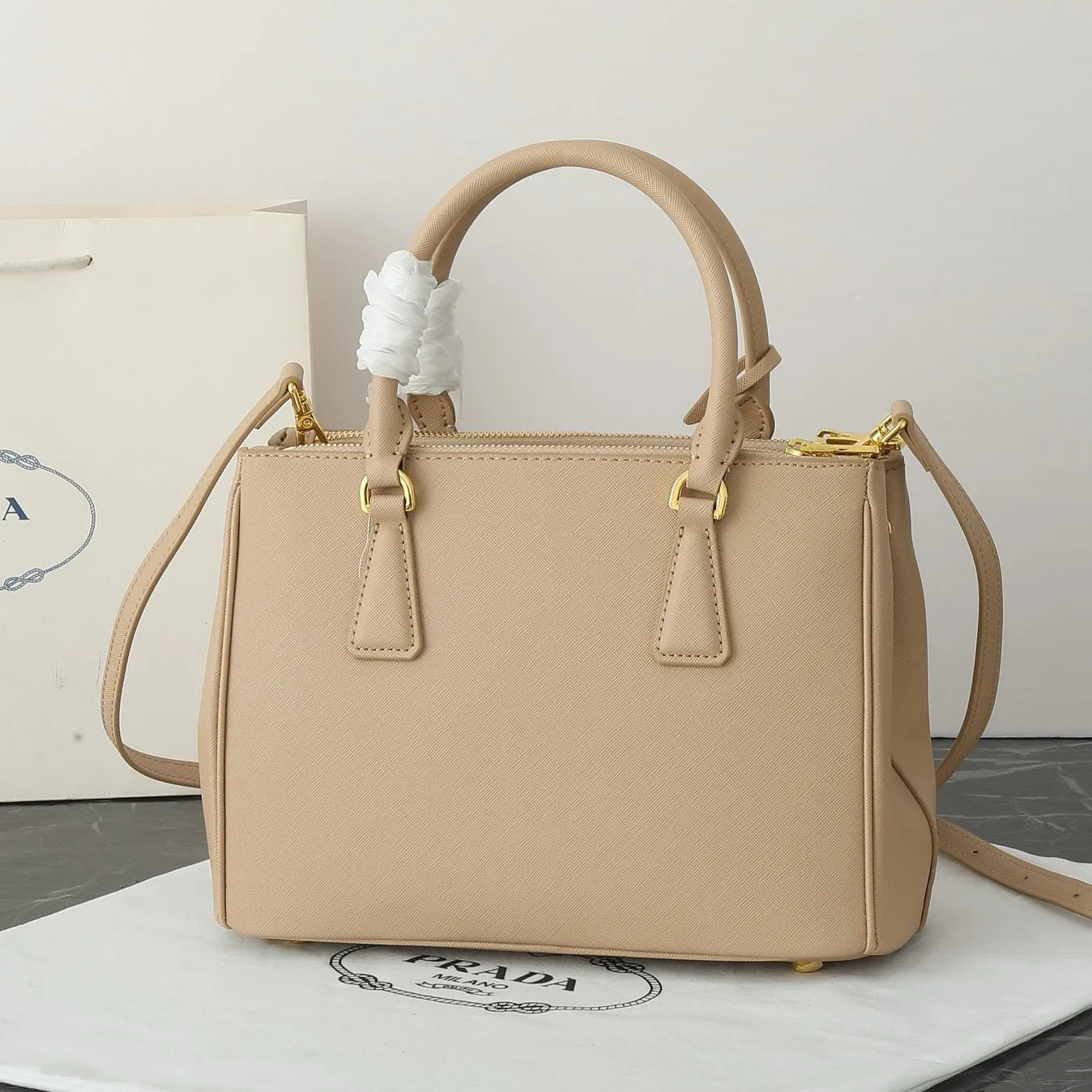P Small Galleria Saffiano Bag