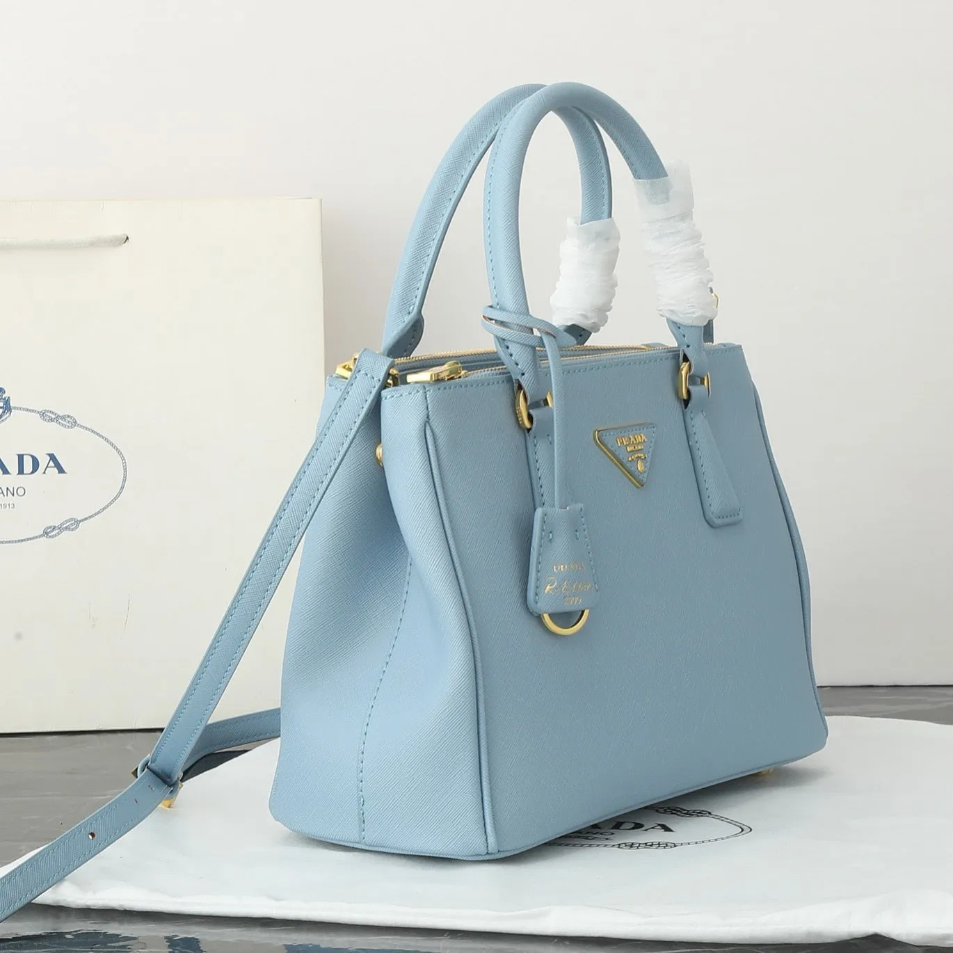 P Small Galleria Saffiano Bag