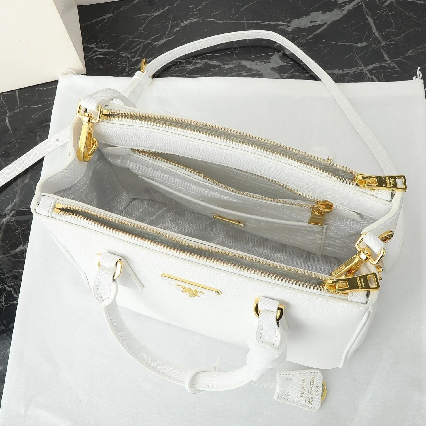 P Small Galleria Saffiano Bag