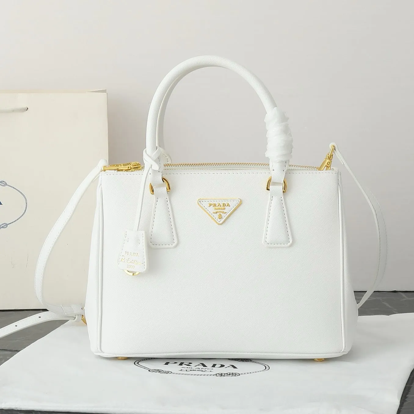 P Small Galleria Saffiano Bag