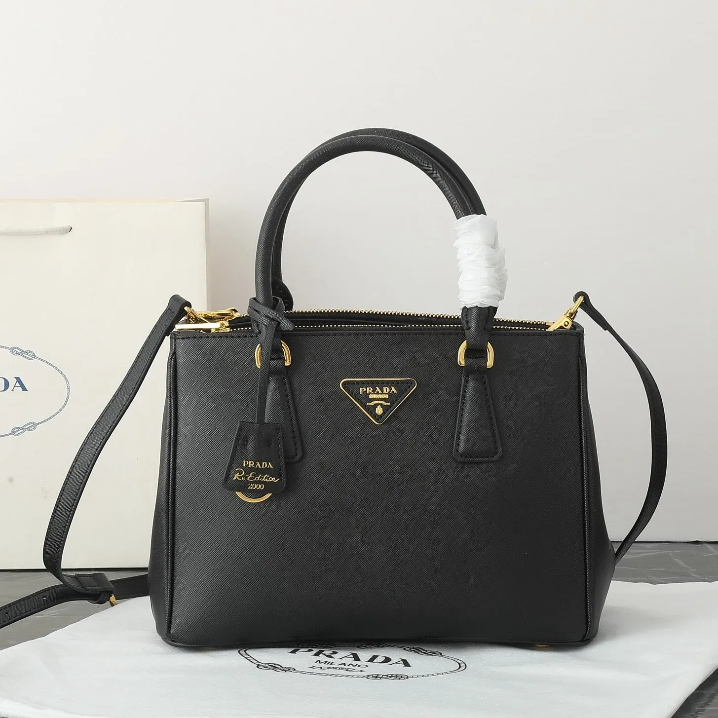 P Small Galleria Saffiano Bag