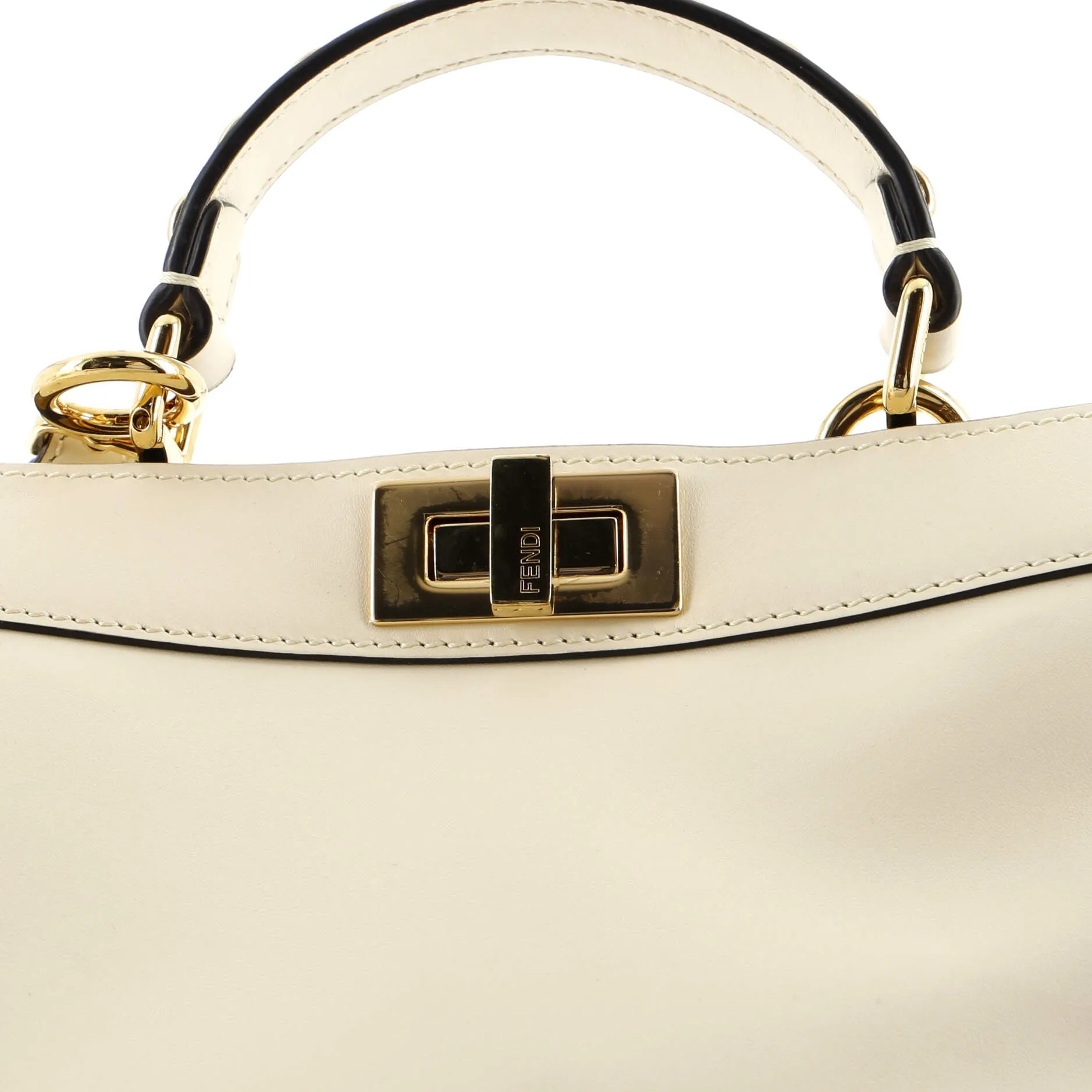Peekaboo ISeeU Bag Studded Leather Small