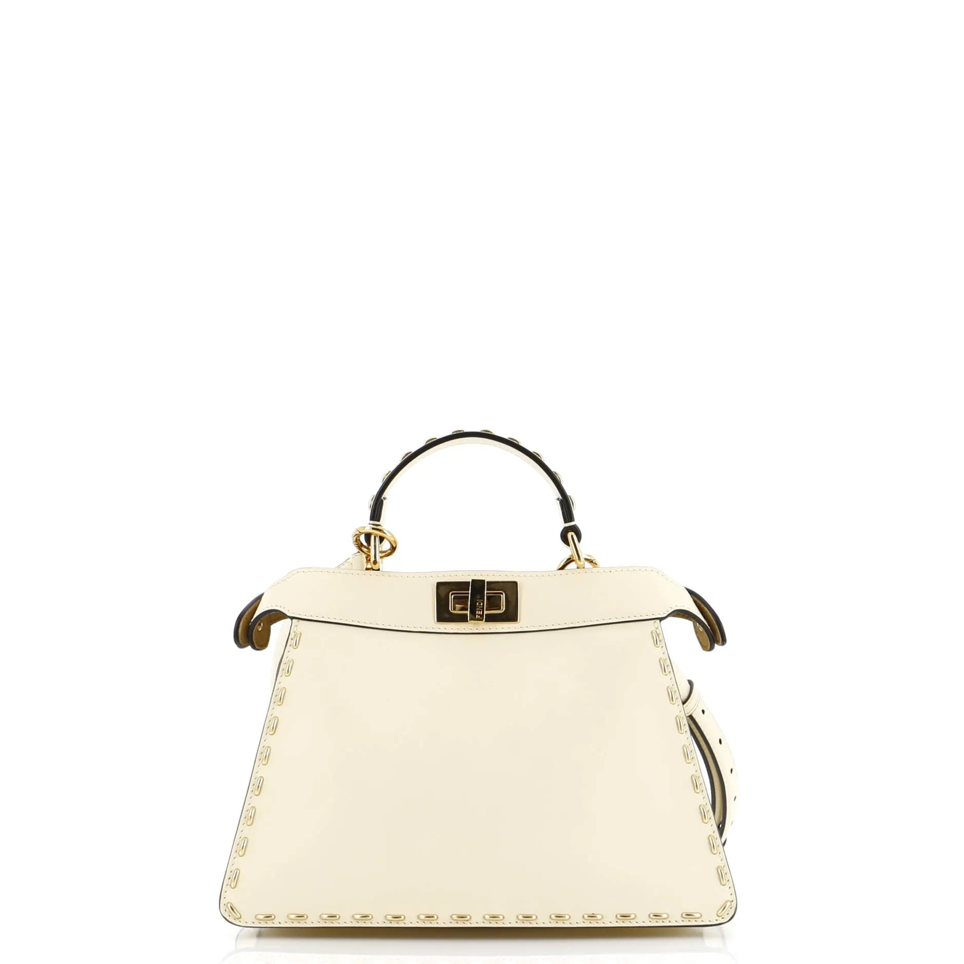 Peekaboo ISeeU Bag Studded Leather Small