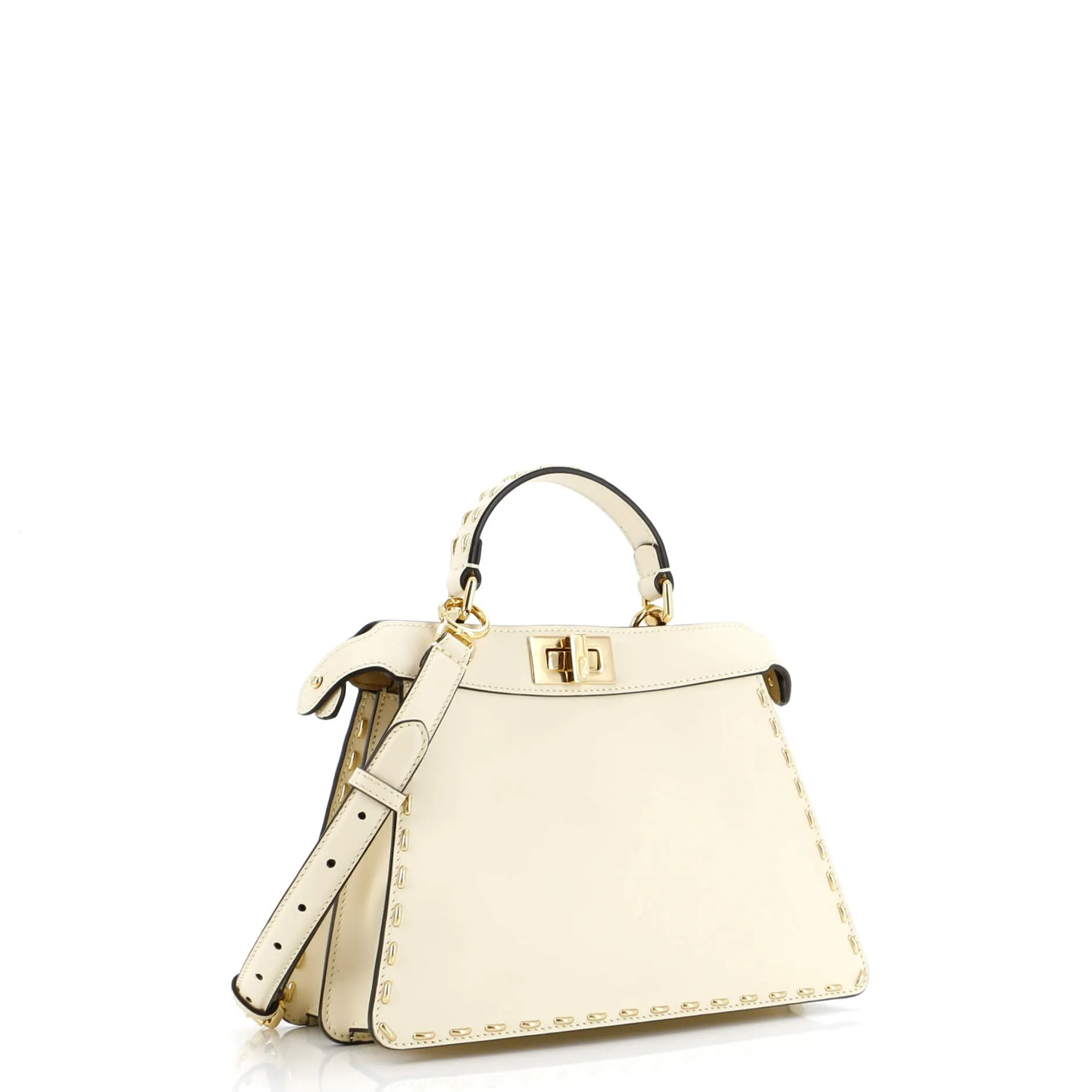 Peekaboo ISeeU Bag Studded Leather Small