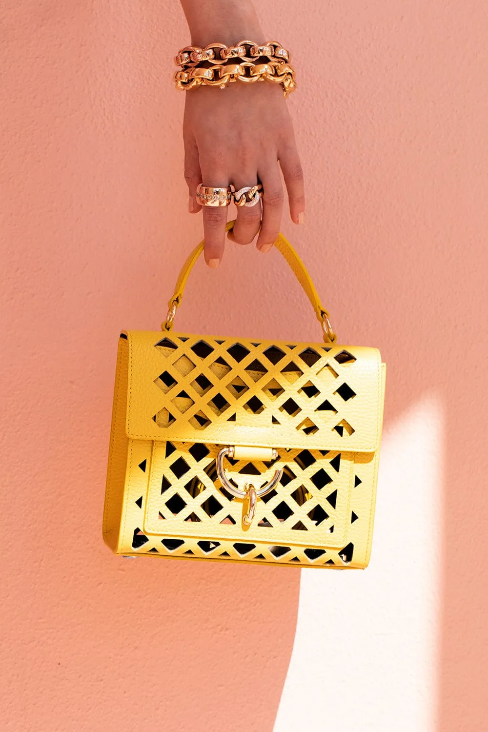 Penelope S Plot Perforated Bag - Pollen