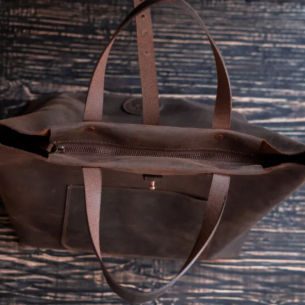 Portland Tote (Vintage Brown)