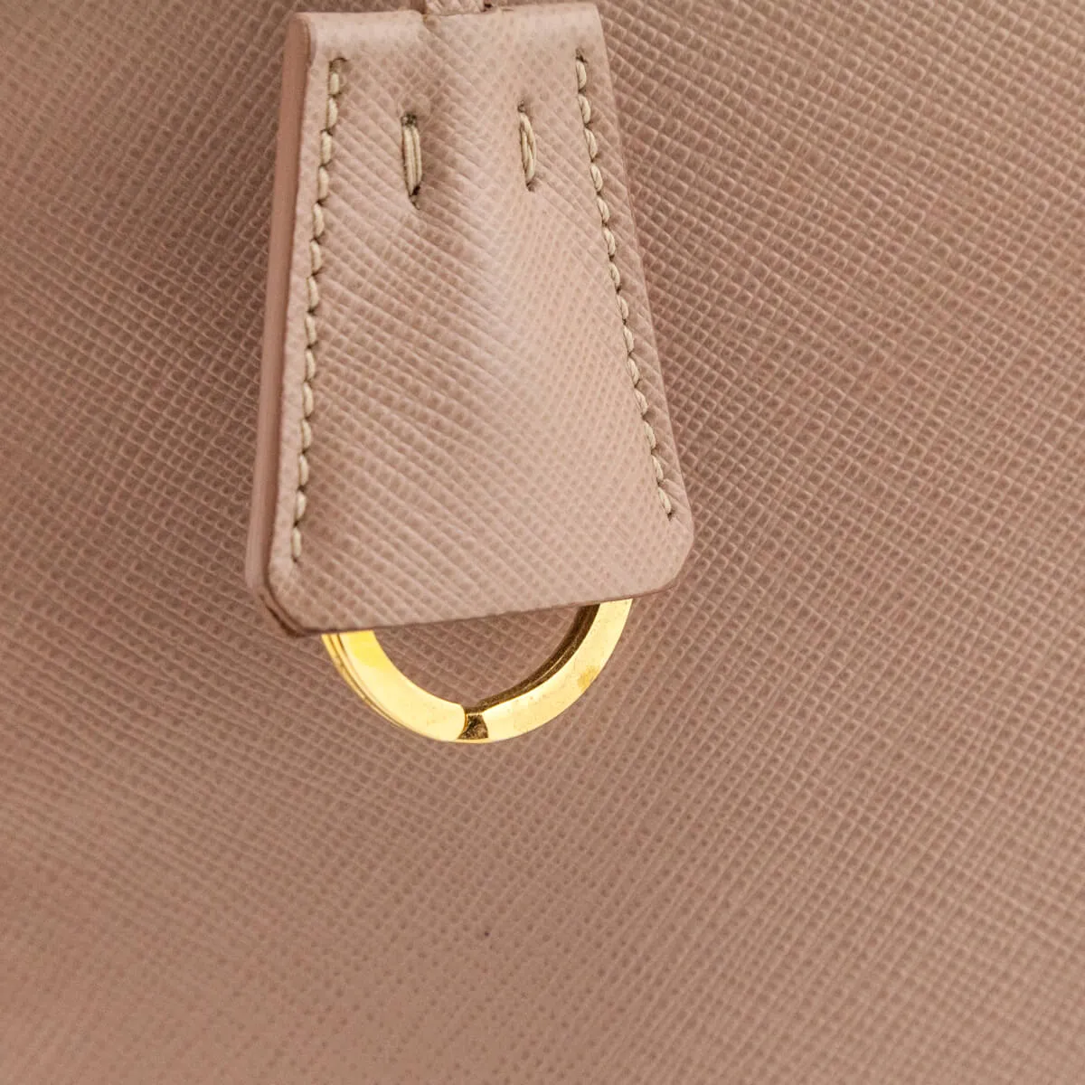 Prada Cammeo Saffiano Lux Medium Galleria Double Zip Tote