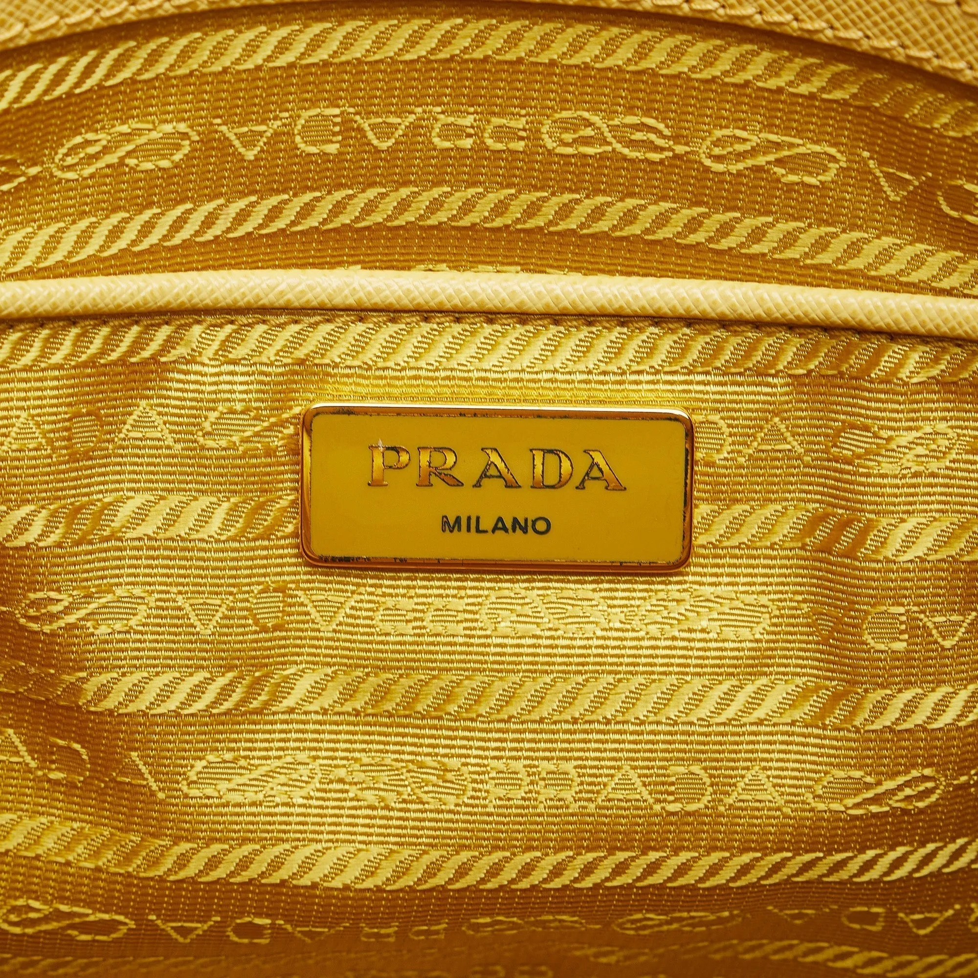 PRADA Saffiano Lux Galleria Double Zip Satchel
