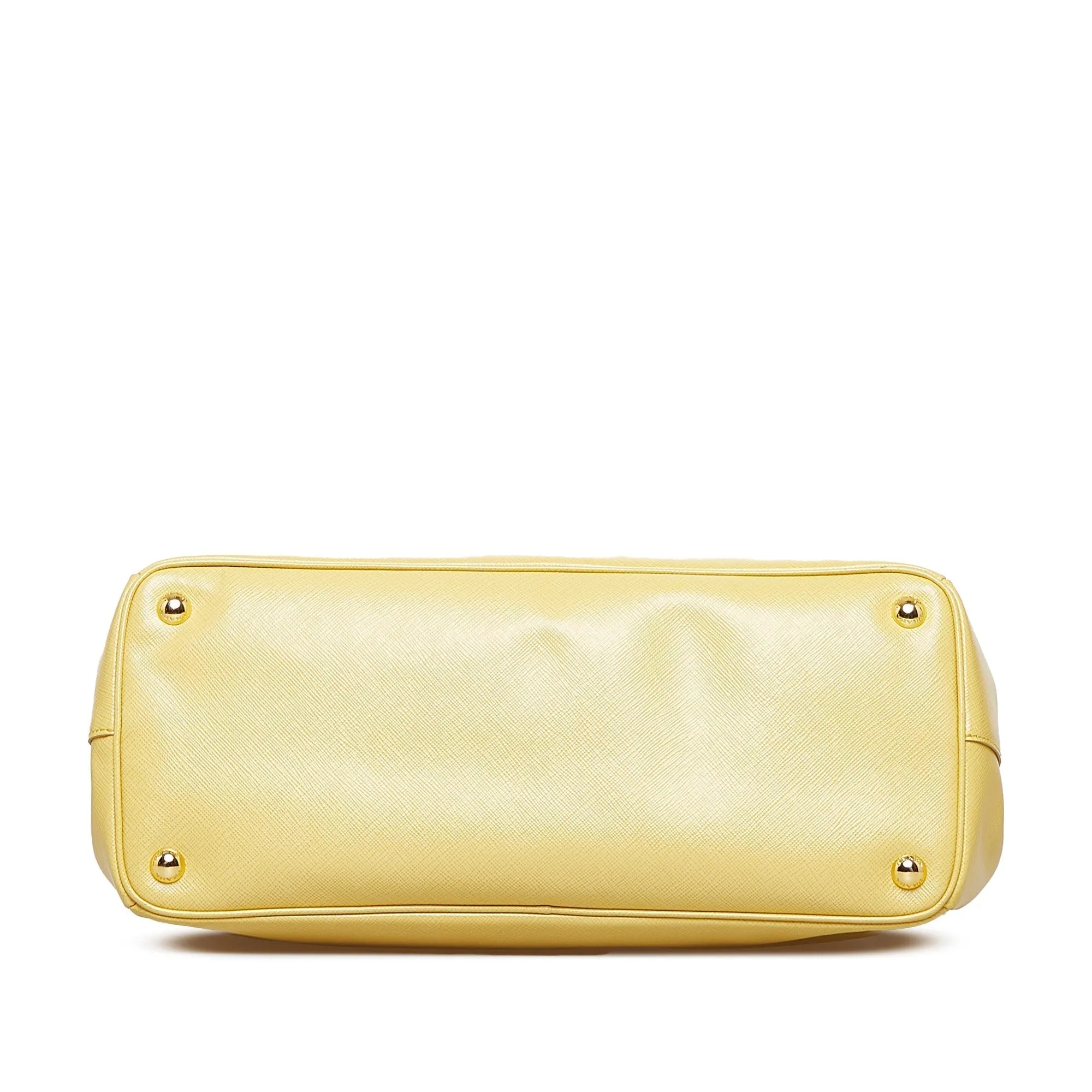 PRADA Saffiano Lux Galleria Double Zip Satchel