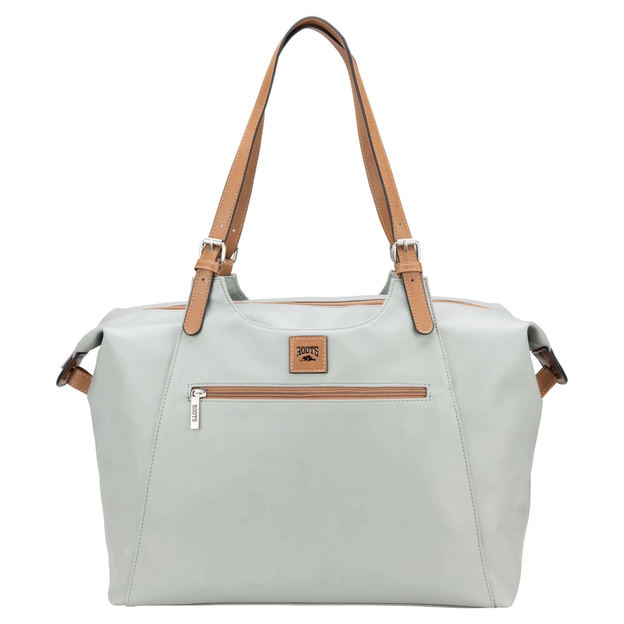 Roots Belt Buckle Double Handle Satchel - ONLINE ONLY