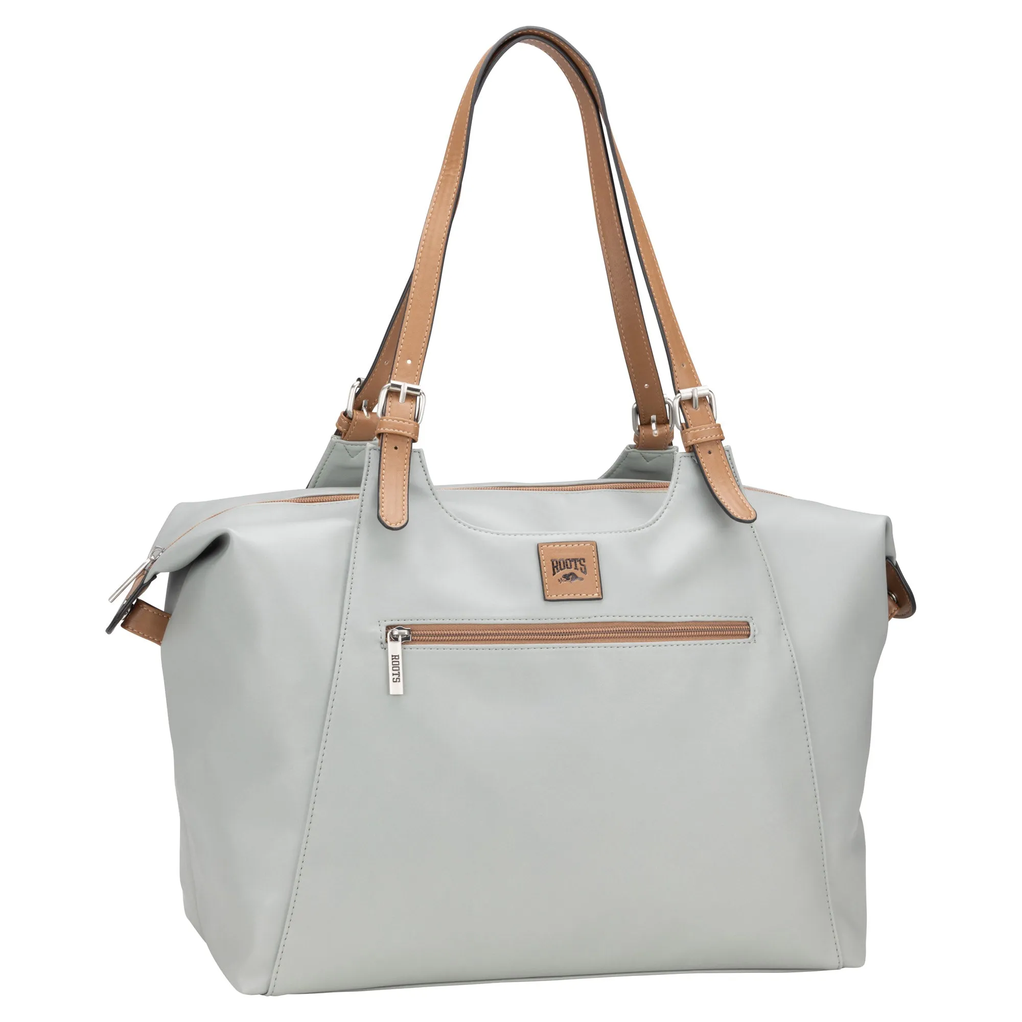 Roots Belt Buckle Double Handle Satchel - ONLINE ONLY