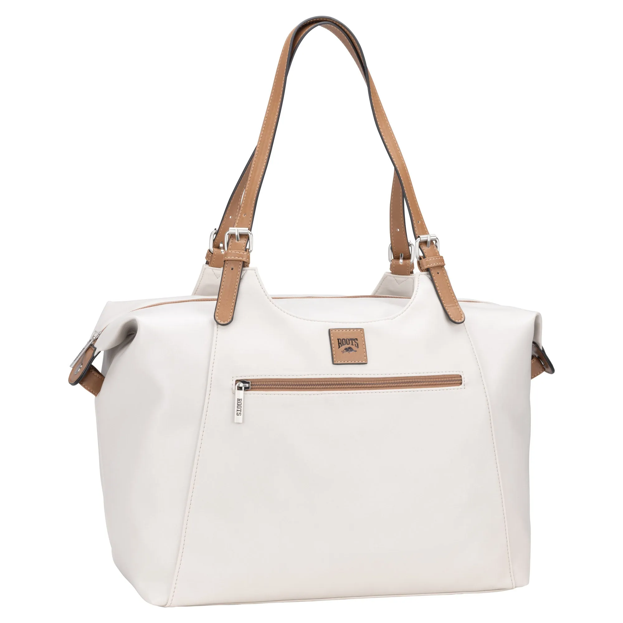 Roots Belt Buckle Double Handle Satchel - ONLINE ONLY