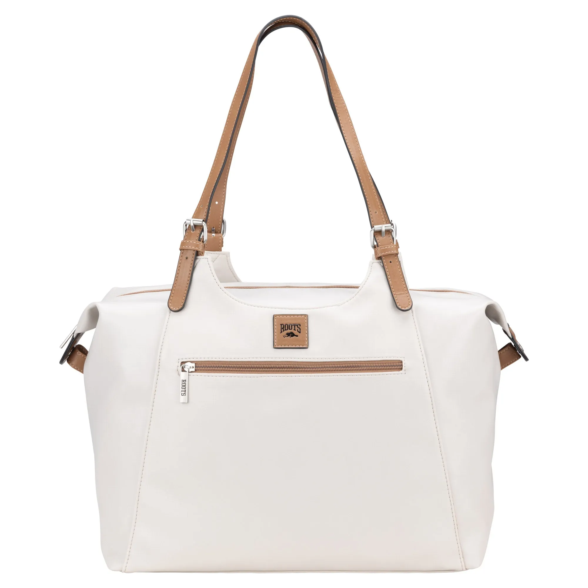 Roots Belt Buckle Double Handle Satchel - ONLINE ONLY