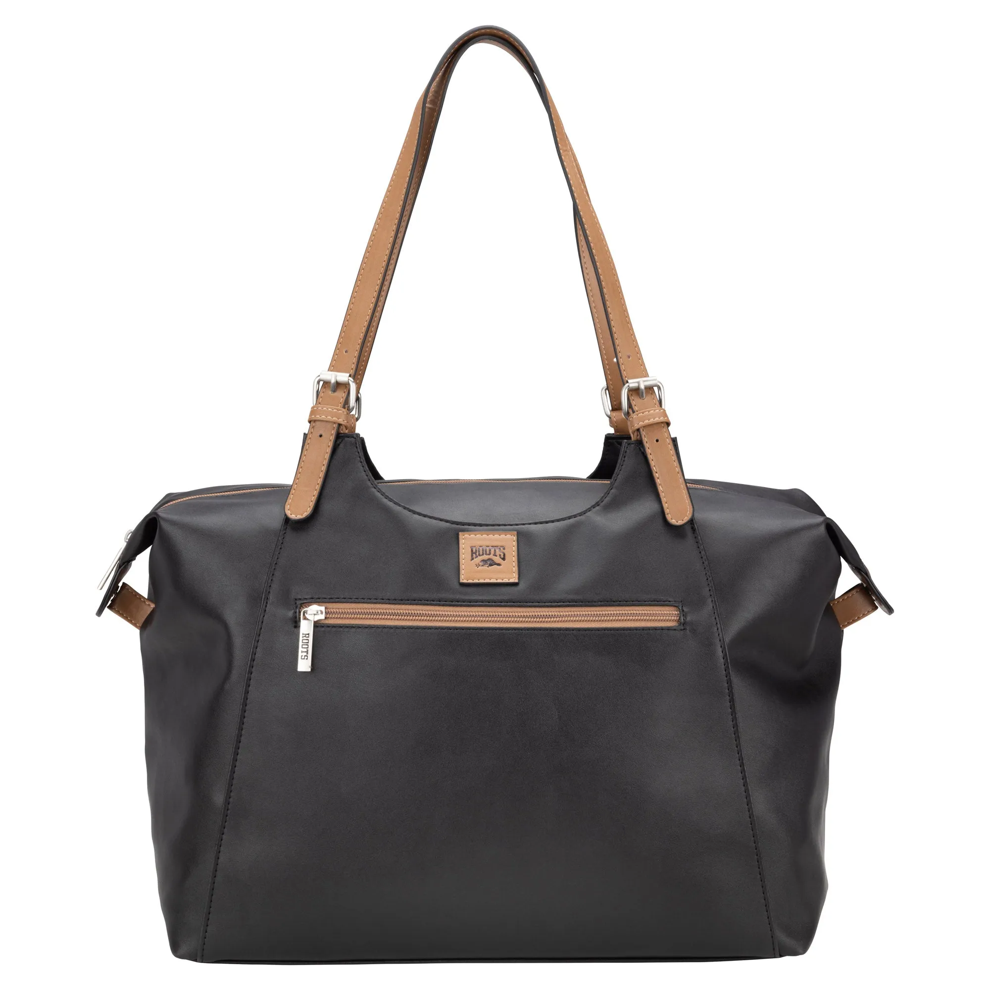 Roots Belt Buckle Double Handle Satchel - ONLINE ONLY