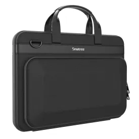 Smatree Hard Laptop Hand Bag Case for 15 inch Macbook Air 2025 M4/2024 M3 A3114/M2 2023 A2941, 14.2inch Macbook Pro M4 2024/M3 2023, Briefcase for 15 inch Microsoft Surface Laptop 6/5/4 Sleeve, Black