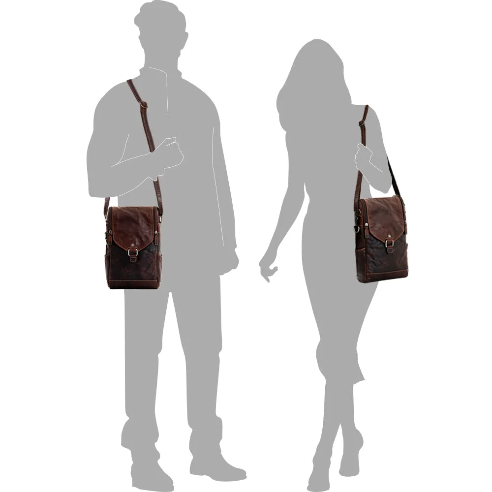 Voyager Crossbody Messenger & Wine Bag #7513