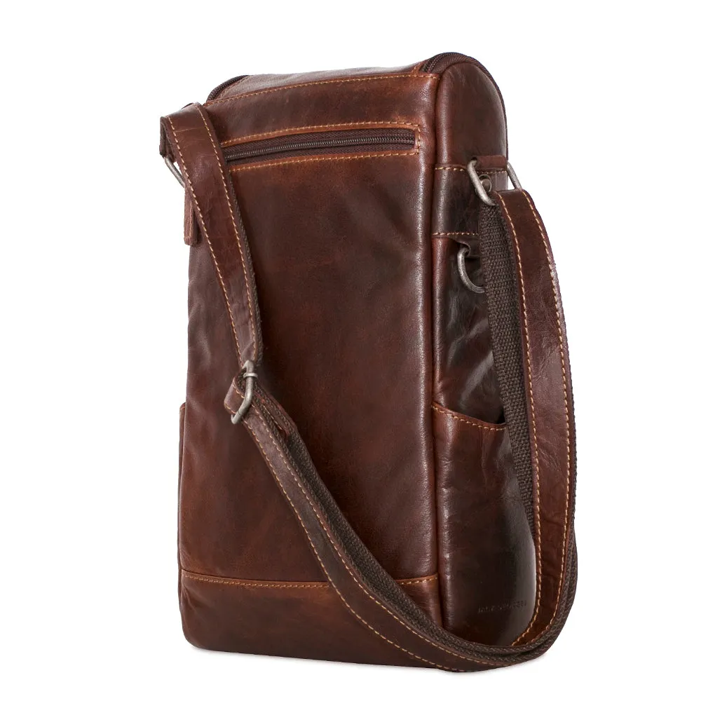 Voyager Crossbody Messenger & Wine Bag #7513