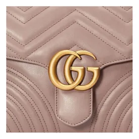 (WMNS) Gucci GG Marmont Series hand Bag Small Light Pink 498110-DTDIT-5729
