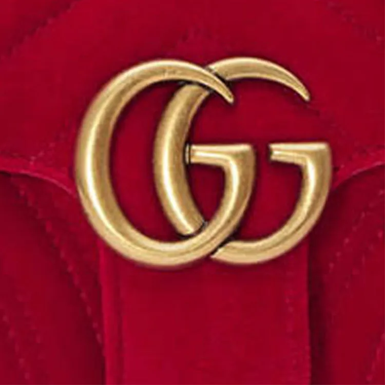 (WMNS) Gucci GG Marmont Single Shoulder Bag Red 446744-K4D2T-6433