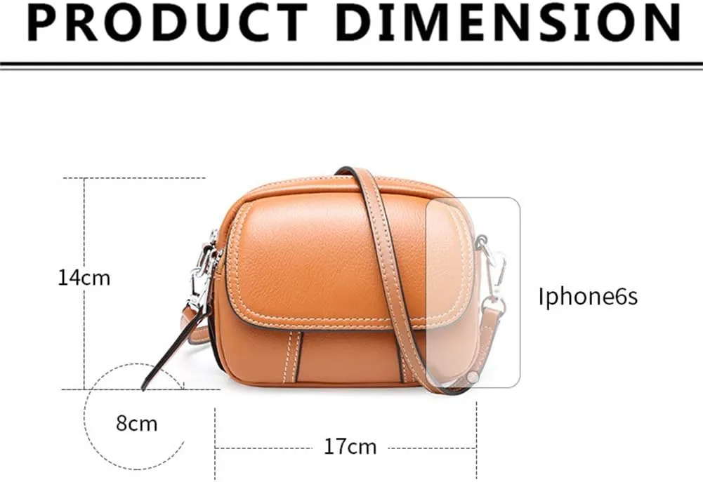 Women Retro Leather Satchel Bag Double Zipper Top Handle Mini Handbags Strap Shoulder Purse (Olive)
